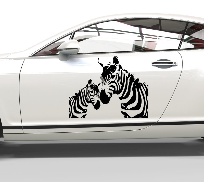 46191 Zebra Duo Aufkleber